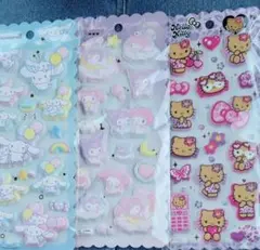 サンリオ マシュマロシール 3点セット マイメロディ キティ シナモロール