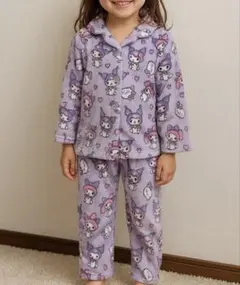 マイメロ クロミちゃん ふわふわパジャマ 120cm