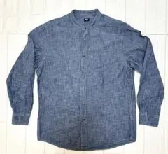 紺タグ ユニクロ デニムシャツ　Mサイズ
