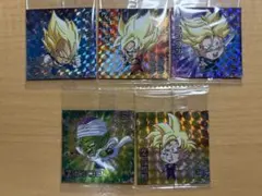 ドラゴンボール 超戦士シールウエハース 超絶感謝の十周年　ゴッドレアコンプセット