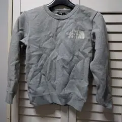 美品　THE NORTH FACE グレー 裏起毛 130センチ