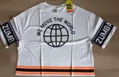 zumbaウェアエアロダンス クロップドTシャツ　M