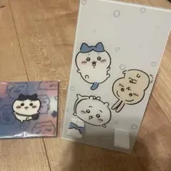 ちいかわ アクリルスマホスタンドとふせん
