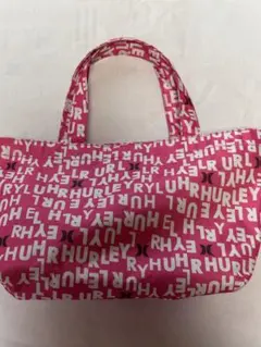 トートバッグ ピンク ロゴ総柄のサムネイル