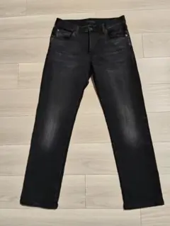 ユニクロ　ブラックデニム　ヒートテック　暖パン　M