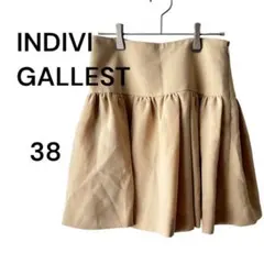 INDIVI GALLESTフレアスカートINDIVIひざ丈スカート38のサムネイル