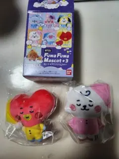 BT21 ふわふわマスコット３　TATA　RJセット