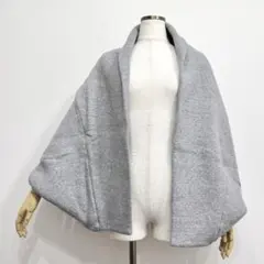 美品】 yori グレー ポンチョ - メルカリ