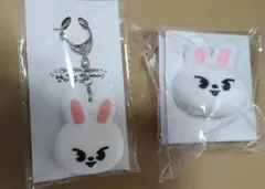 StrayKids☆展覧会☆キーカバー＆ぬいぐるみリング☆リービット☆リノ