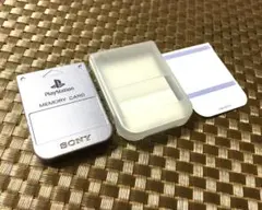 プレイステーション　メモリーカード　SONY純正品　限定版　ブリリアントシルバー