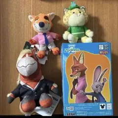 ズートピア ぬいぐるみ、フィギュア