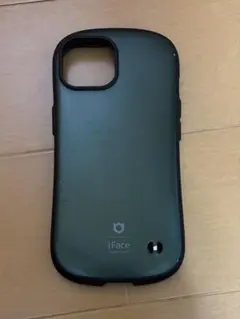 iFace ダークグリーンハードケース iPhone15用