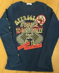 PINK-latte ピンクラテ ロンT ネイビー  160cm