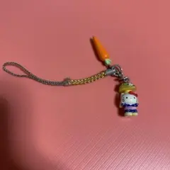 【激レア】338 ハローキティ 京都限定 京人参 根付けストラップ