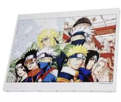 【受注生産】ＮＡＲＵＴＯ　フルカラーＢＩＧアートボード　四代目火影班ＶＳカカシ班 受注生産】NARUTO フルカラーBIGアートボード 四代目火影班