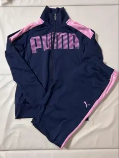 PUMA ジャージ上下セット ネイビー/ピンク