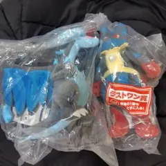 一番くじ　ポケモン　Ａ賞メガシンカ　メガリザードンX＋ラストワン賞メガルカリオ