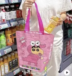 クレヨンしんちゃん　トートバッグ　ショッピングバック　エコバッグ　ワニ山さん