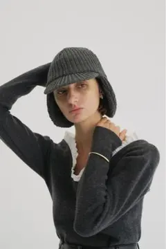 KIJIMA TAKAYUKI ×CLANE WOOL KNIT EAR CAP