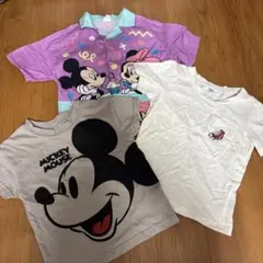 中古品　ミッキーマウス ミニーマウス トップス3点セット　男の子　女の子