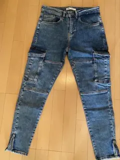 ZARA スリムフィット カーゴデニム USA 31 Lサイズ相当