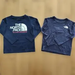 THE NORTH FACE ネイビー 長袖Tシャツ 2枚セット