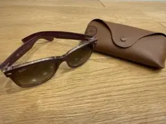 【美品】Ray-Ban ブラウンパープル サングラス ケース付き