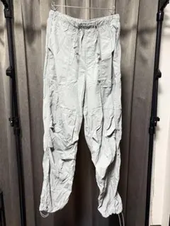 GU グレー カーゴパンツ