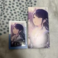 プロセカ 星乃一歌 エピカ 9B 雪 箔押し 箔押しイラストカード 特典