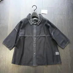 ヤマダヤ新品スコットクラブ系列メッシュシアーシャツ黒のサムネイル