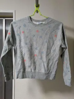 Champion グレー クルーネック トレーナー