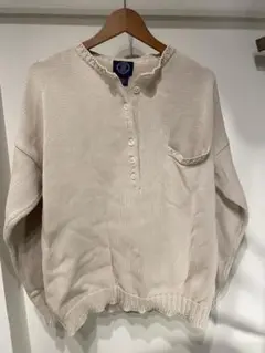 80s OLDGAP ヘンリーネック　ニットセーター 古着　ヴィンテージ