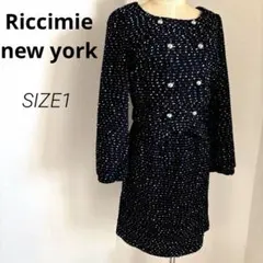 Riccimie ツイード　スーツ　スカート　セットアップ　リボン