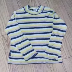 【送料無料】キッズ・ムージョンジョン　ボーダーカットソー ロンT