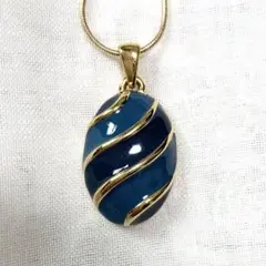 美品】ヴィンテージネックレス＆ペンダント モダンデザインゴールド 