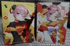 五等分の花嫁　金魚絢爛　トレーディングブロマイド　中野一花　2種