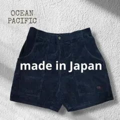 ナ*イ様 OCEAN PACIFIC コーデュロイ ショートパンツ ネイビー M ナ*イ様 OCEAN PACIFIC コーデュロイ ショートパンツ ネイビー M