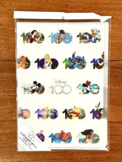 Disney ディズニー 100周年 クリアフォルダー クリアファイル A4のサムネイル