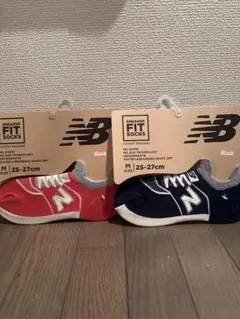 New Balance スニーカー用フィットソックス 2色セット M