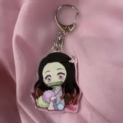 鬼滅の刃 　禰豆子 アクリルキーホルダー 約5cm