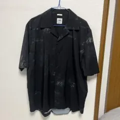 ZARA メンズ 黒半袖シャツ