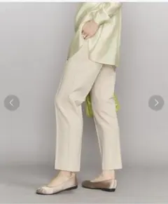 BY バックゴム ストレート イージーパンツ(未着用)