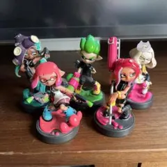 アミーボ　スプラトゥーン フィギュア 5体セット