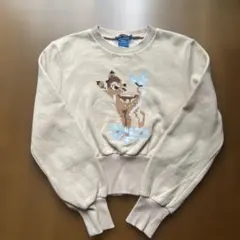 Disney Classics バンビ刺繍ニット Sサイズ