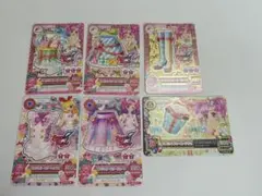 アイカツ！　カード　エンジェリーシュガー　6点セット②　星宮いちご　甘羽まどか
