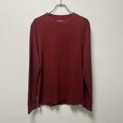 Eddie Bauer サーマル バーガンディ 長袖