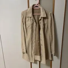 COMME ÇA ISM（コムサイズム） のフェイクスエード シャツブラウス　M