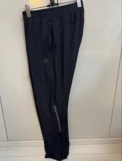 adidas ブラック ジャージパンツ　ランニング