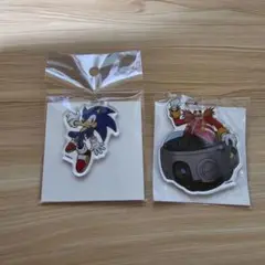 ソニックザヘッジホッグ　ソニック　アクリルチャーム　エッグマン
