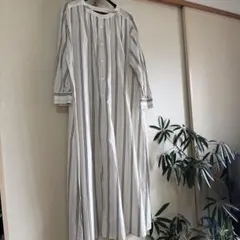 ナチュラルビューティベーシック美品シャツワンピース